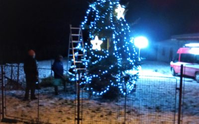 Fotografie projektu Rozsvěcování vánočního stromu a mikulášská nadílka – SDH Nová Ves